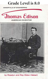 BooK Cover with Photo of Edison Sitting