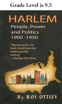 Cover of Harlem, People, Power and Politics 1900-1950