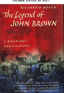 Cover of the Legend of John Brown Top Half has an image of John Brown